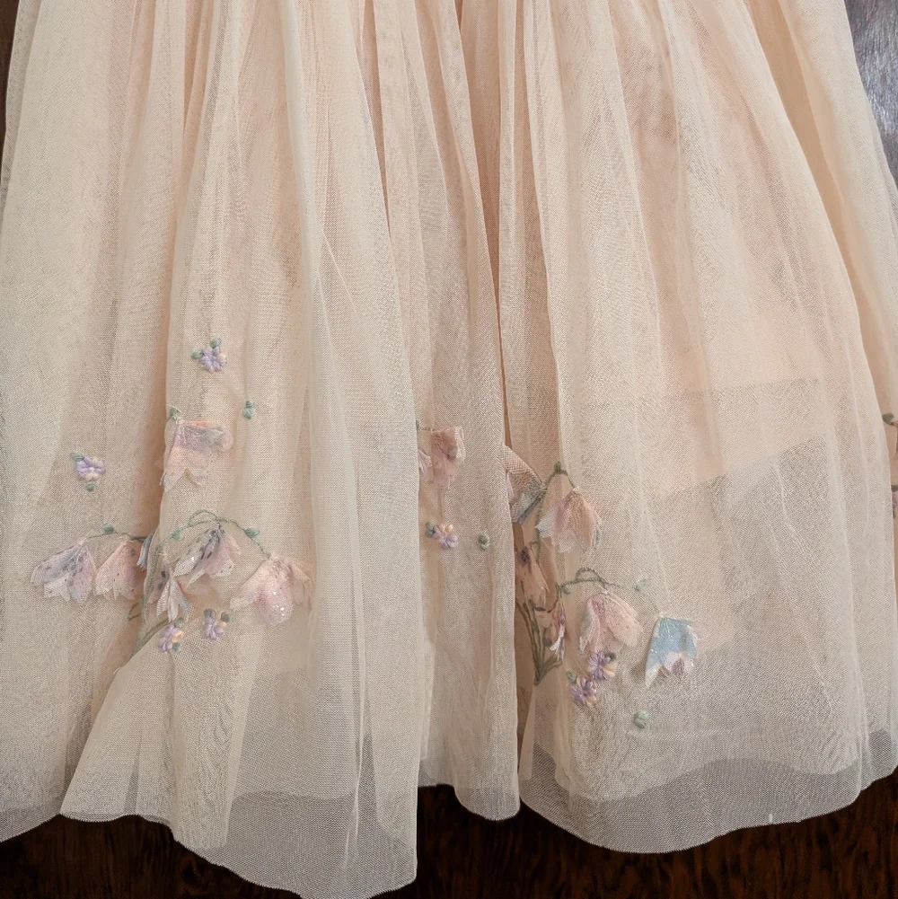 NWOT! Next Brand Girl's Tulle Floral Dress - Picture 3 of 15